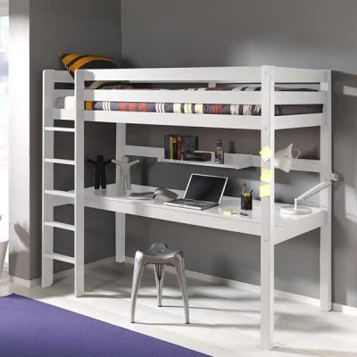 Pino High Sleeper with Desk