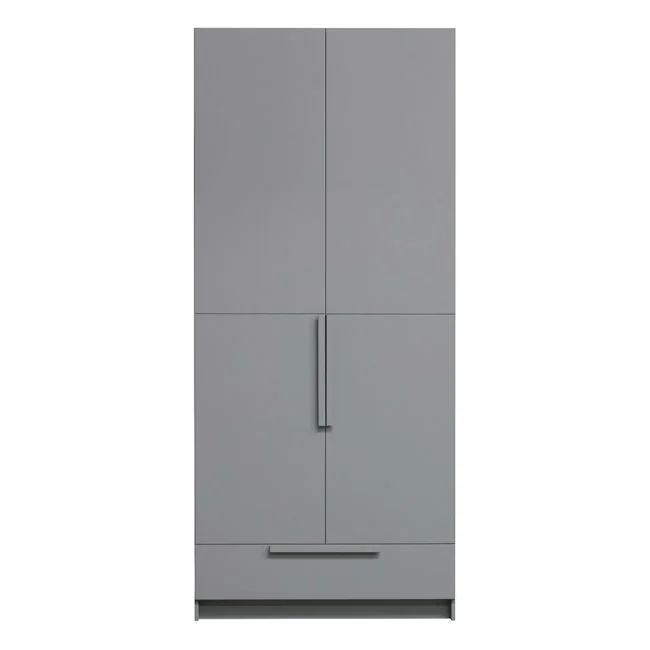 Pure-Concrete-Grey-Pine-Wardrobe-with-2-Doors-from-Woood