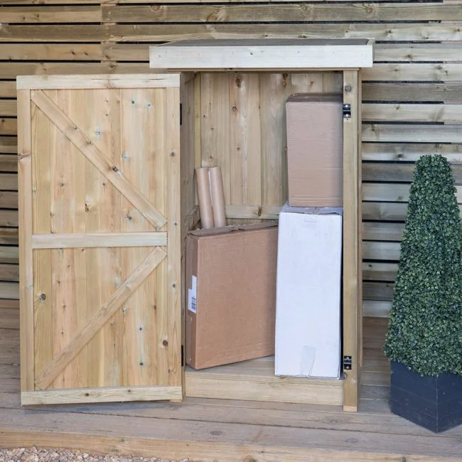 Secure-Solid-Wooden-Mail-Box