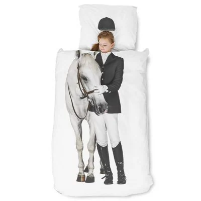 Snurk-Horse-Duvet-Single-Girl