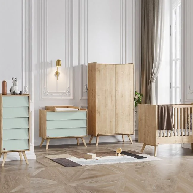 Vox-Vintage-Cot-with-Storage-in-Green