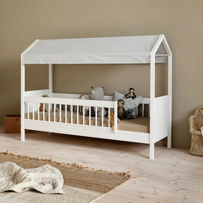 Seaside-Lille-Plus-White-Junior-Bed-with-Optional-Roof-Top