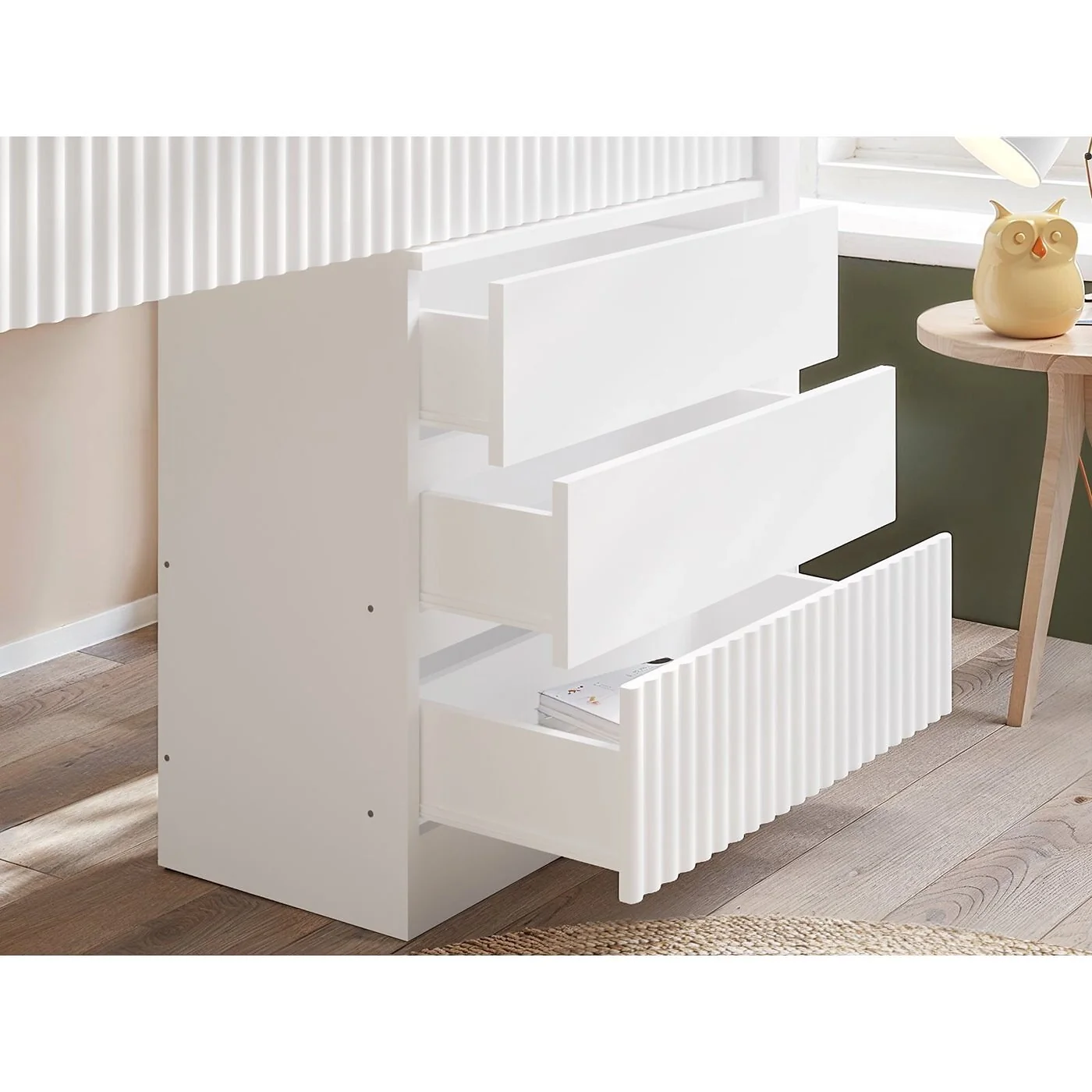 Flair Luca Ribbed Mid Sleeper Bed image 17