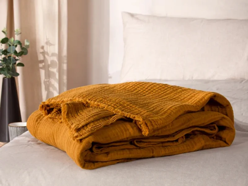 Yard Lark Muslin Cotton Throw 130 x 180cm