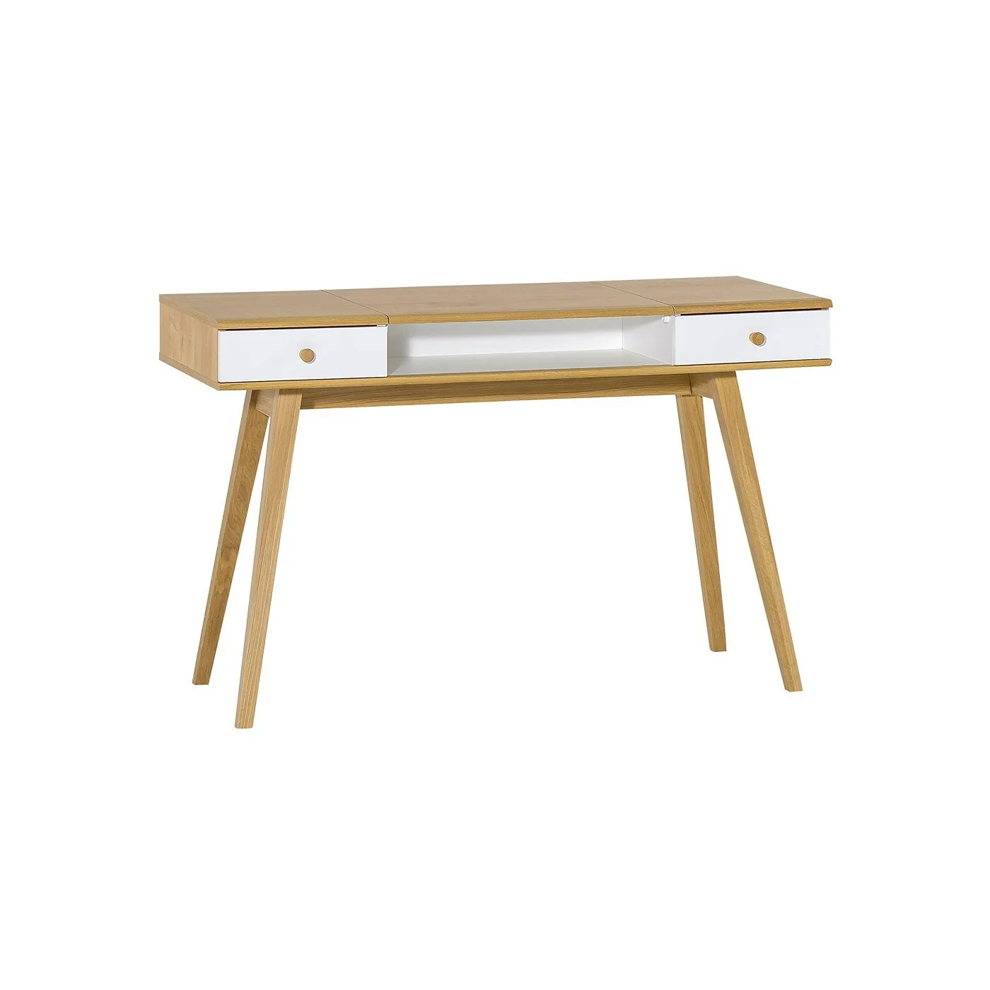 Vox Nature Dressing Table in White & Oak Effect image 3
