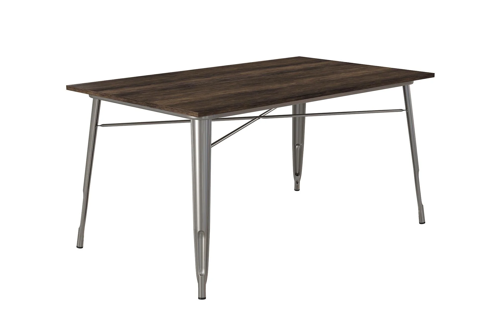 Dorel Fusion Rectangular Dining Table Antique Gun Metal view 3