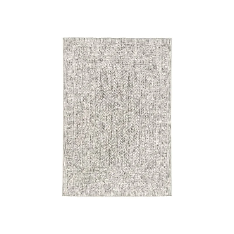 Maze Rattan Alfresco Indoor Outdoor Rug in Grey