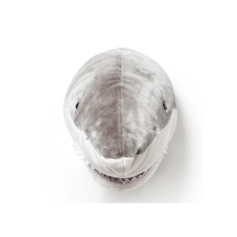 Jack the Shark Plush Animal Head Wall Decor image 2