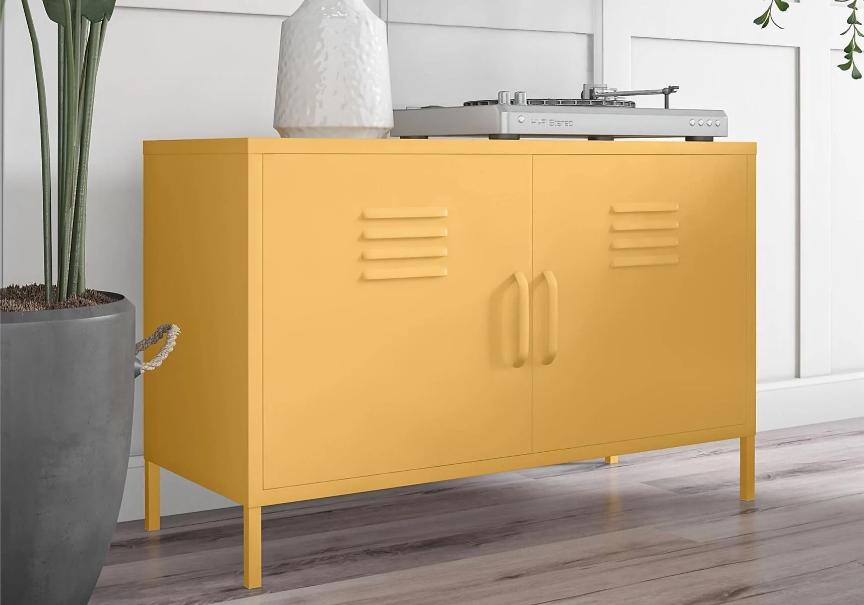 Novogratz Cache 2 Door Metal Locker Accent Cabinet – view 28