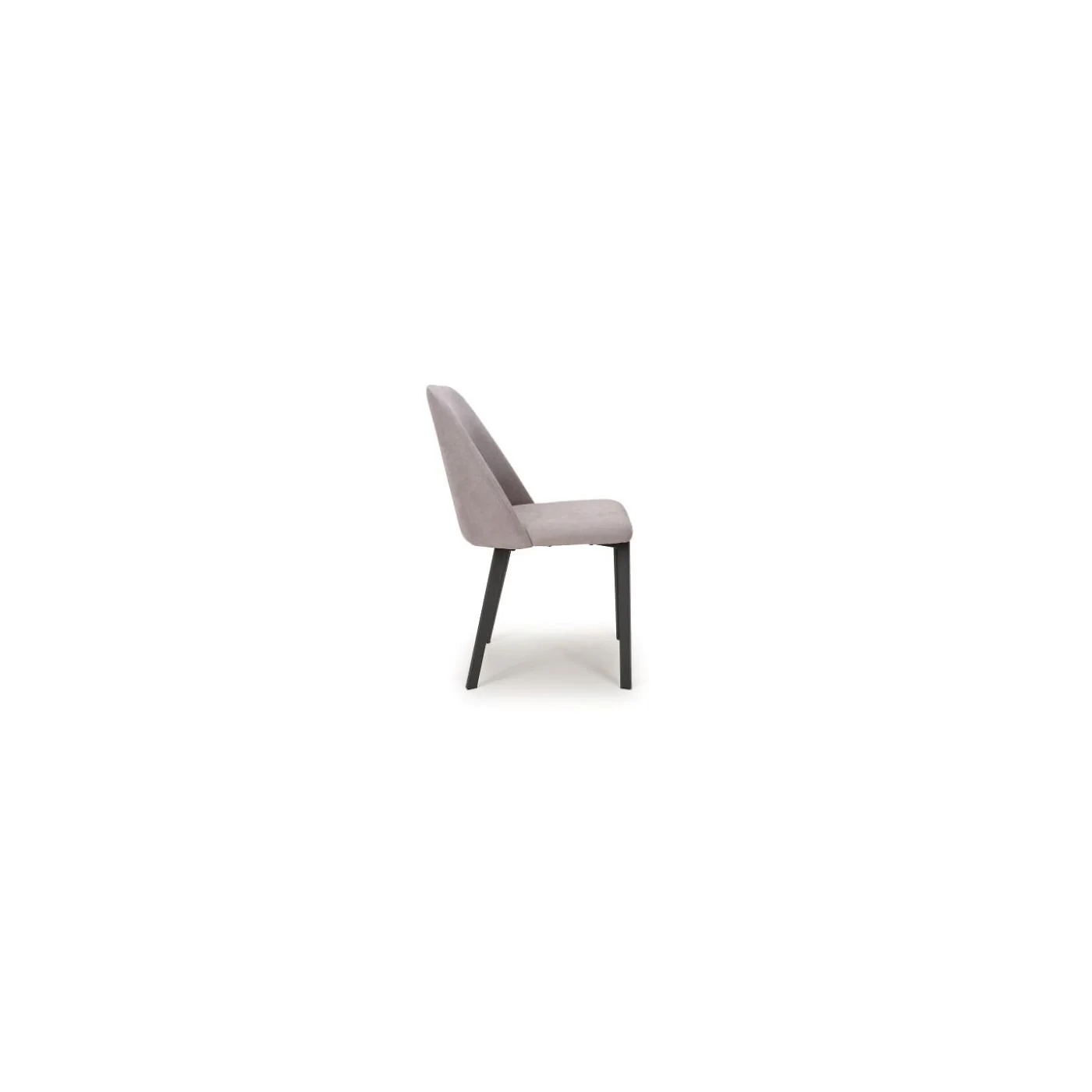 Linden Linen Effect Light Grey Dining Chair (2 Pack) image 4