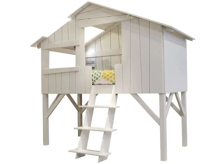 White Mathy By Bols children’s treehouse cabin bed