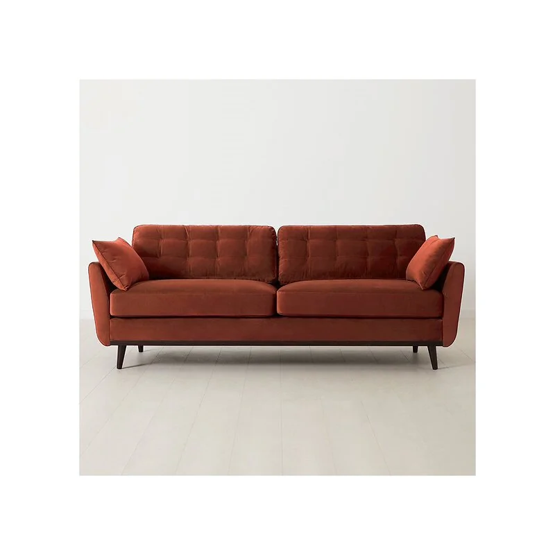 Swyft Sofa in a Box Model 10 Velvet 3 Seater Sofa image 4