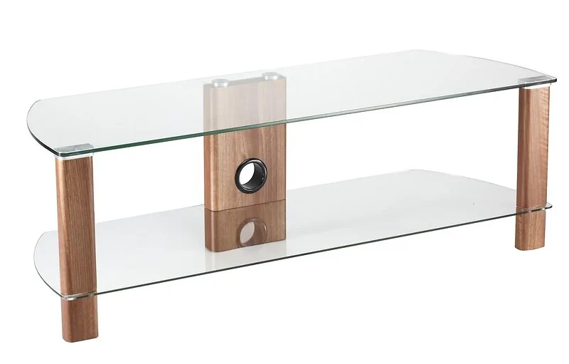 Dorel Century TV Stand in Walnut Glass 1200mm