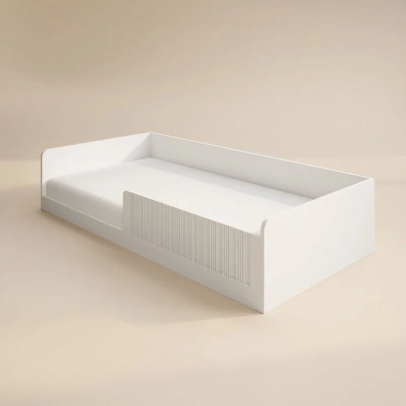 Flair Nadia Single Montessori Floor Bed White image 4