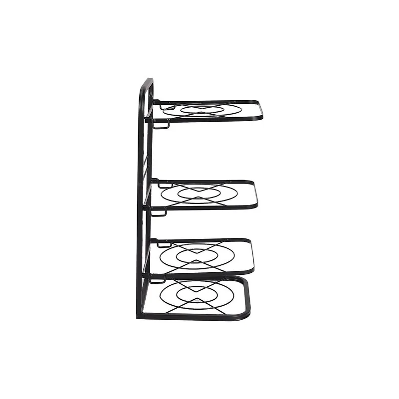 Living & Home Kitchen Pot Pan Organizer Rack Adjustable Cookware Holder Stand image 3