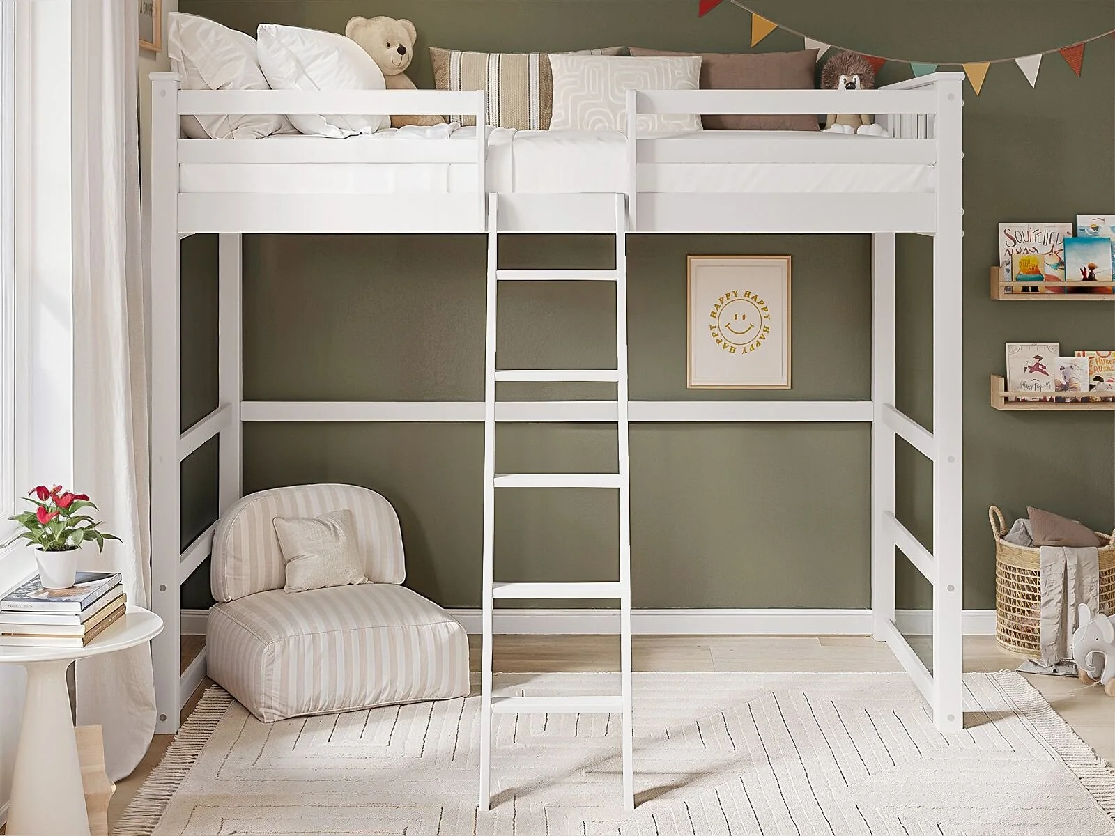Flair Jules High Sleeper White – view 2