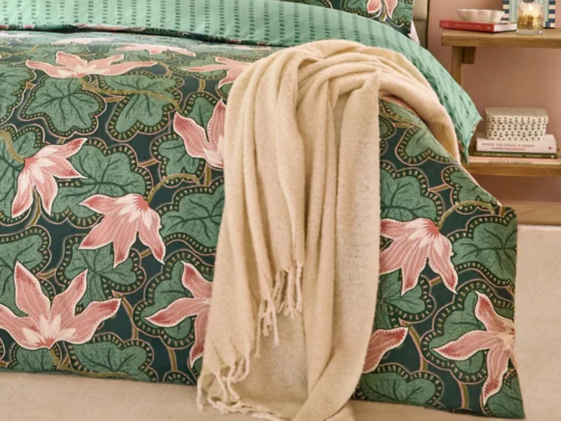 Wylder Luella Reversible Duvet Cover Set Juniper Green