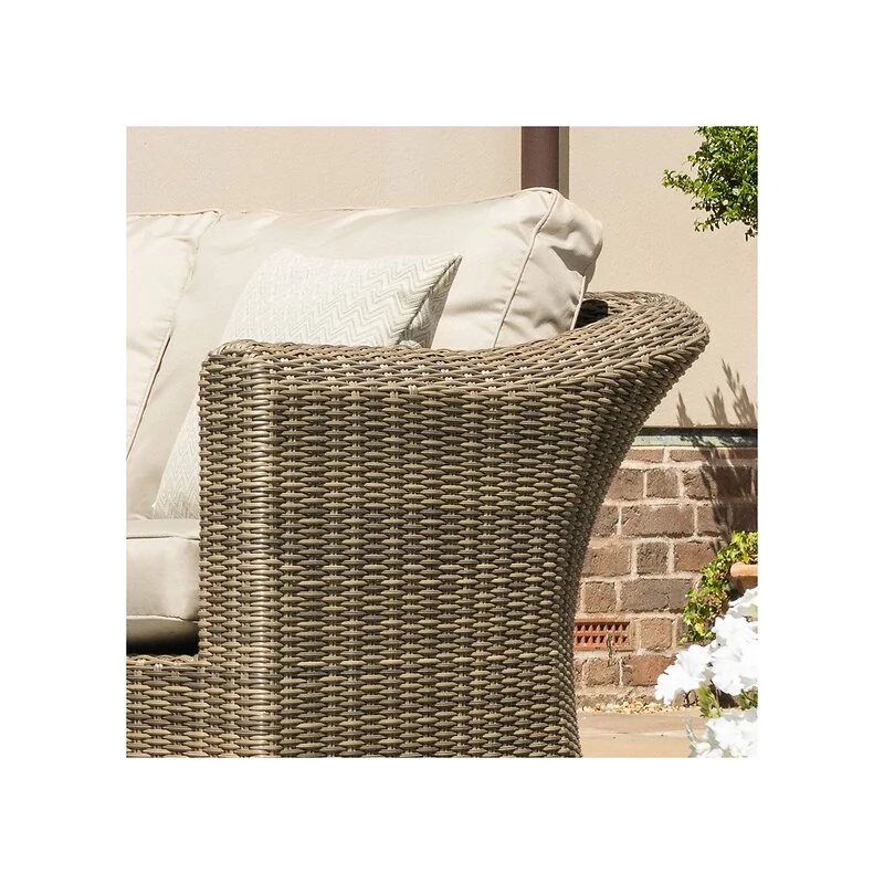 Maze Rattan Winchester Large Corner Set with Fire Pit Table image 5