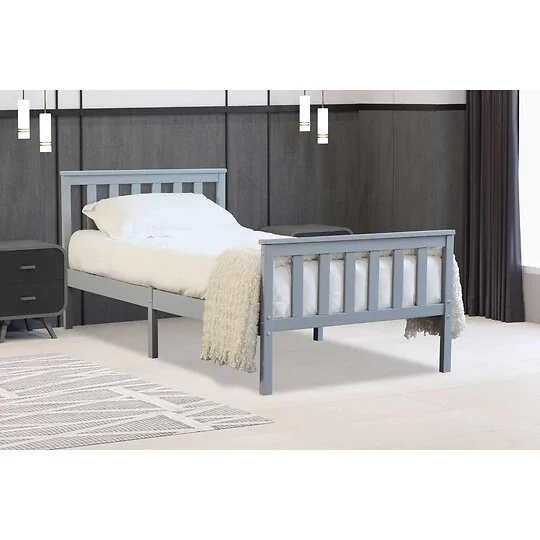 Flintshire Furniture Marnel Grey Wooden Bed Frame