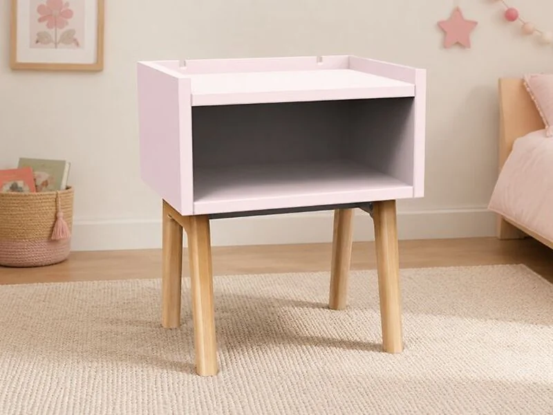 Mathy By Bols Madavin Bedside Table with Natural Birch Legs