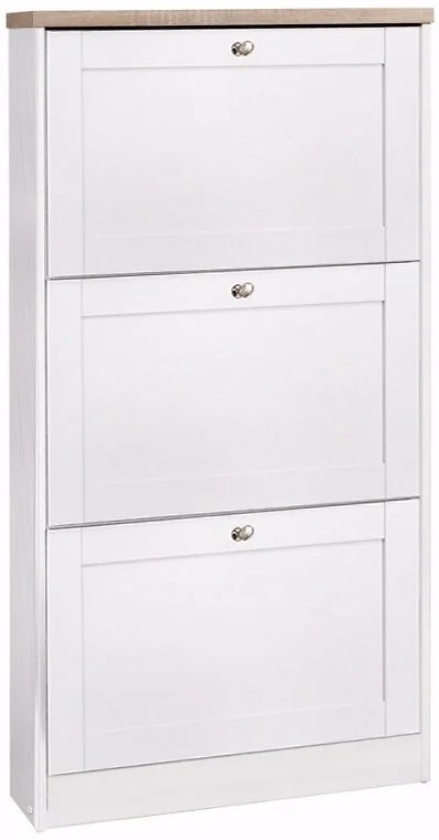 Dorel HEIDE Shoe Chest 3FL WSOak