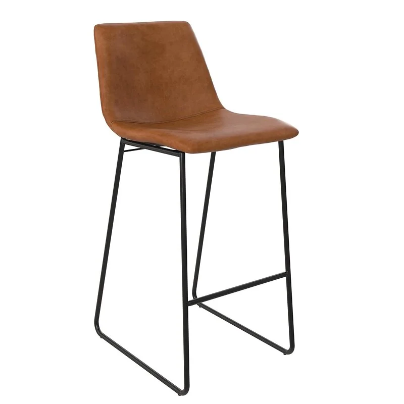 Dorel Bowden Barstool Pu Caramel Maple view 3