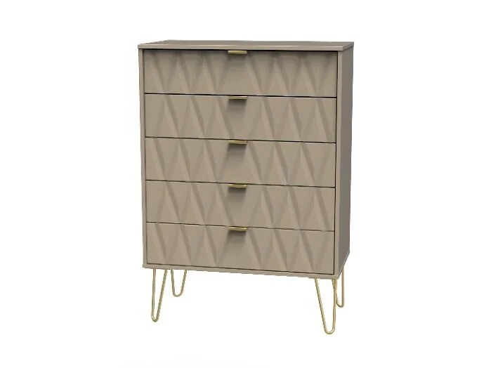 Welcome Furniture Diamond 5 Drawer Storage Cabinet