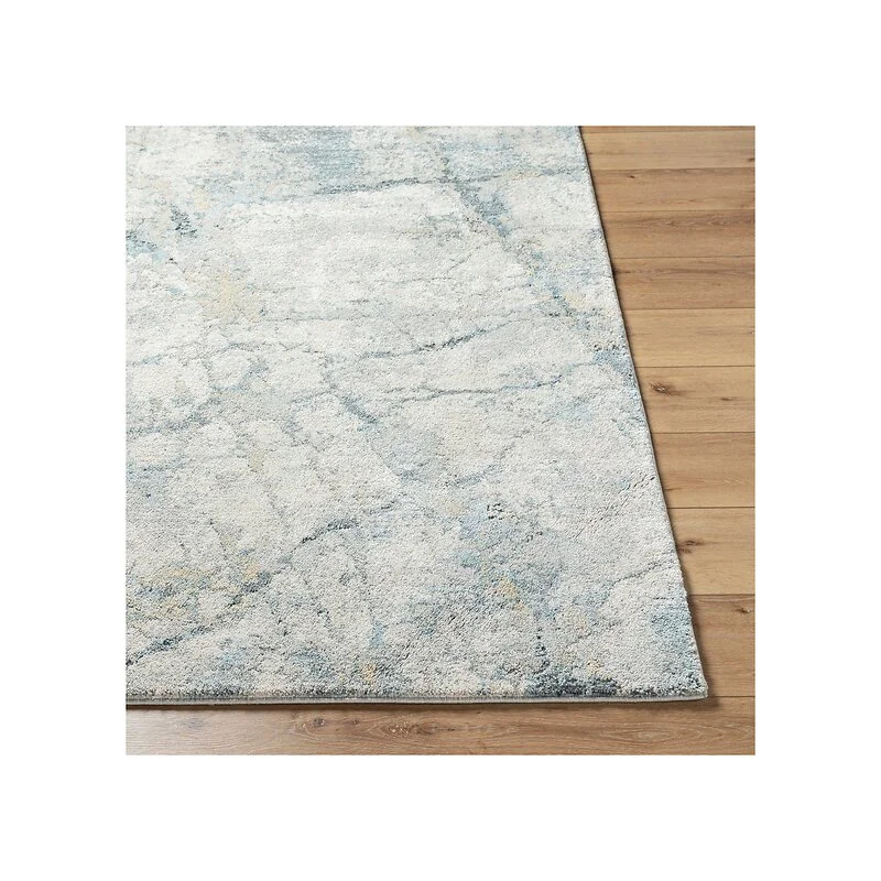 Livabliss Avellino Abstract Grey Blue Beige High Pile Indoor Rug image 7