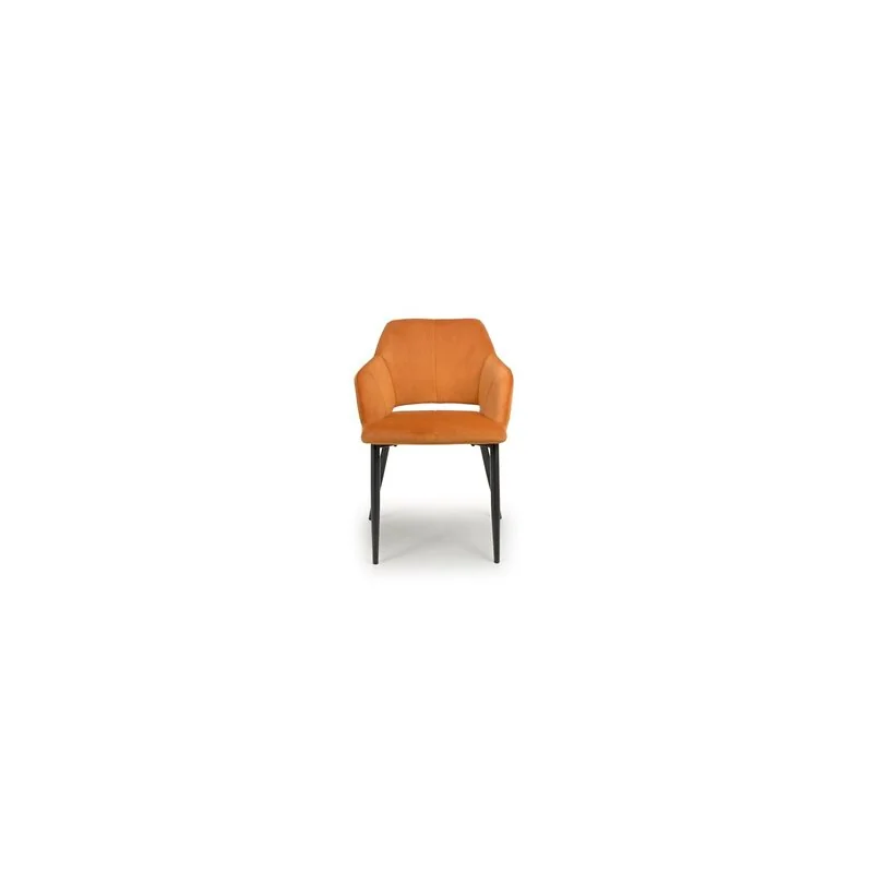 Nero Brushed Velvet Dining Chair (2 Pack) image 2