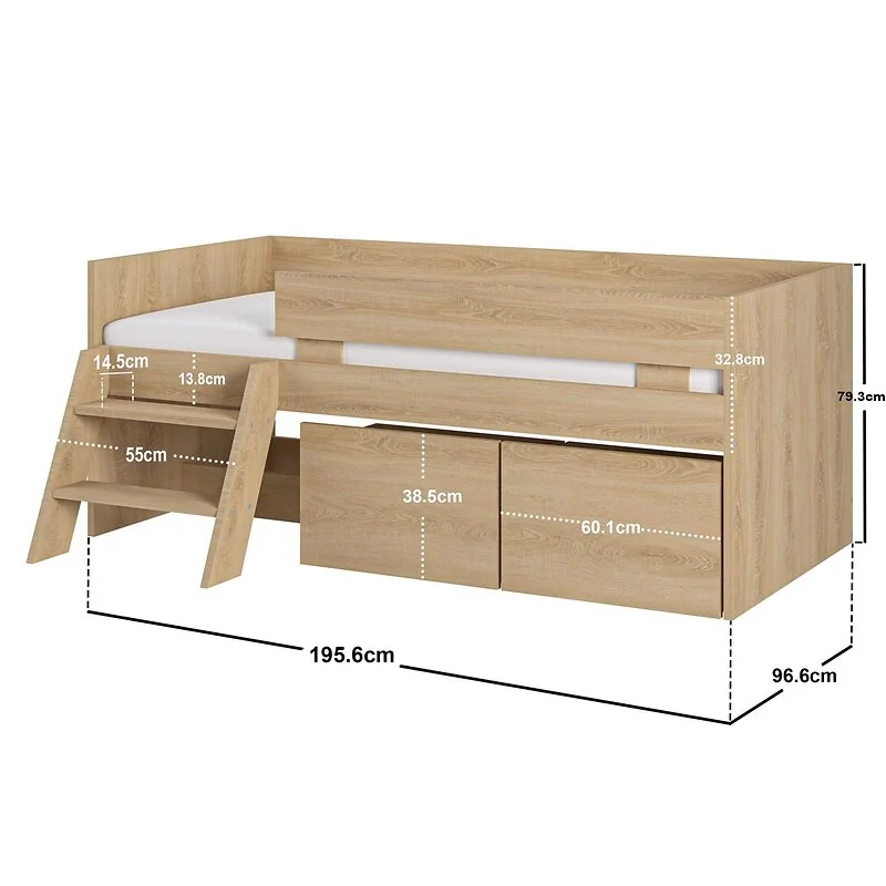Flair Logan Storage Low Sleeper image 27