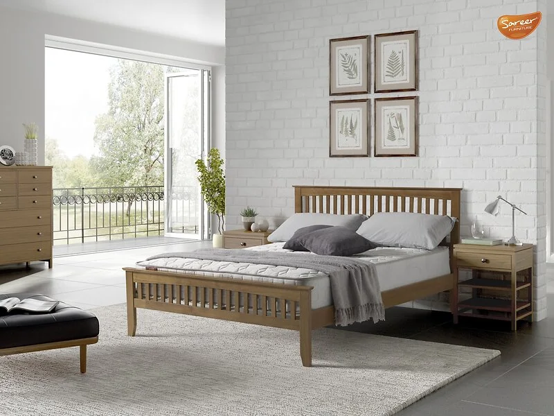 Sareer Sandhurst Wooden Bed Frame