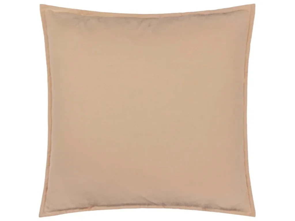 Feather filled cushion with Oxford border trim
