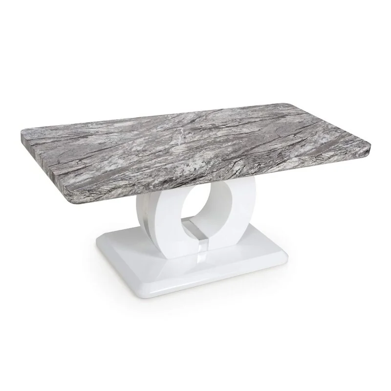 Neptune Marble Effect Grey/White Coffee Table – view 2