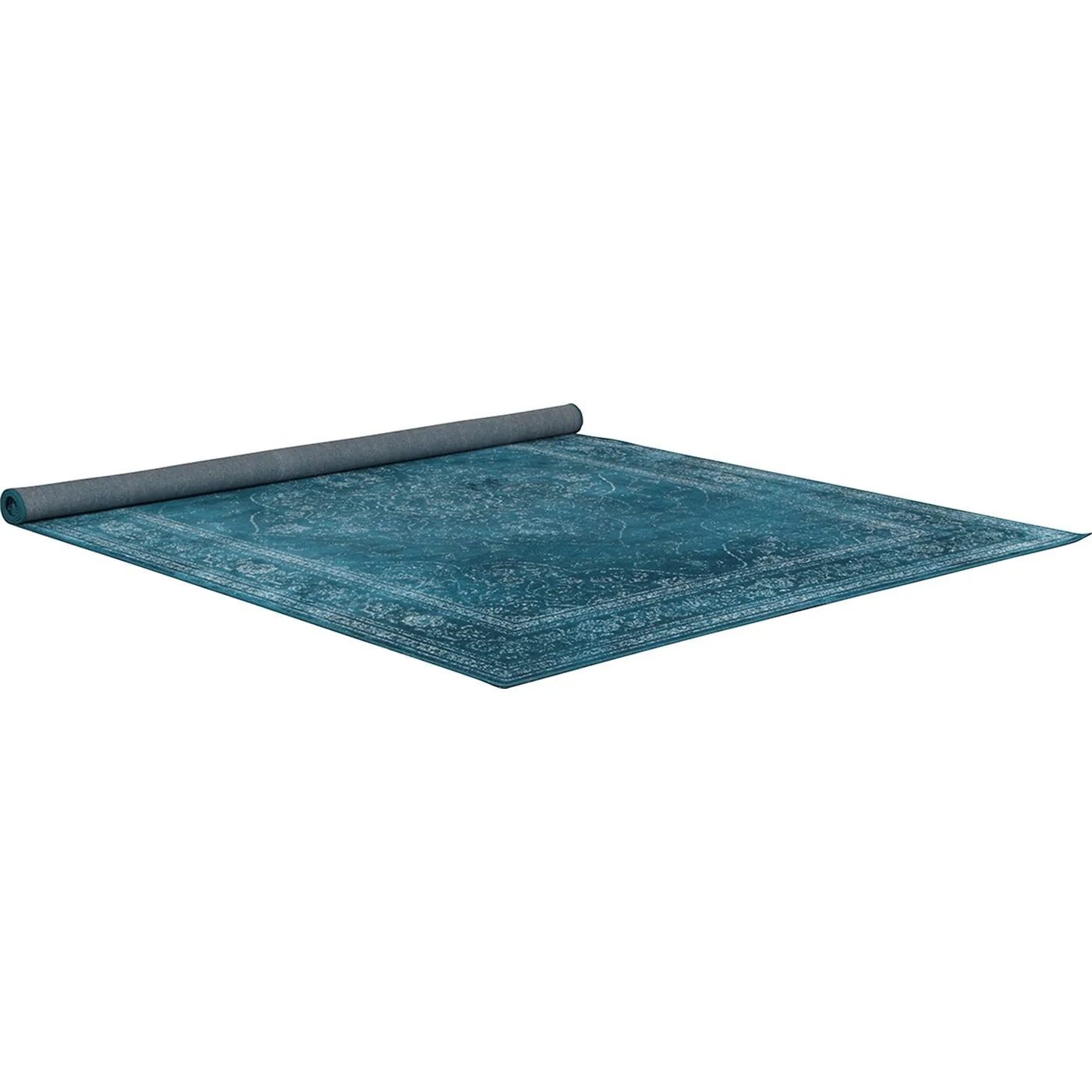 Dutchbone Rugged Persian Style Carpet in Ocean - Medium image 4