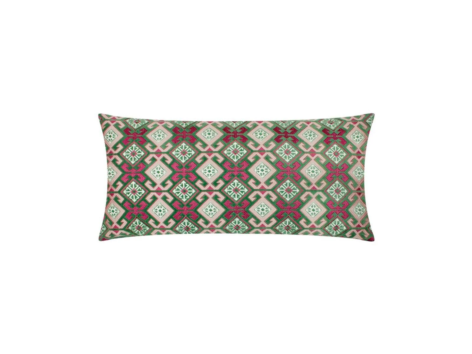 Paoletti Laurel 30 x 60cm Polyester Filled Embroidered Velvet Cushion – view 4