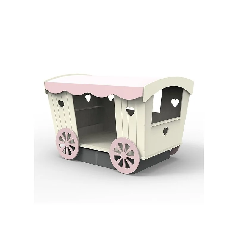 Mathy by Bols Kids Carriage Bed with Storage Drawers - Small Double 120cm image 8