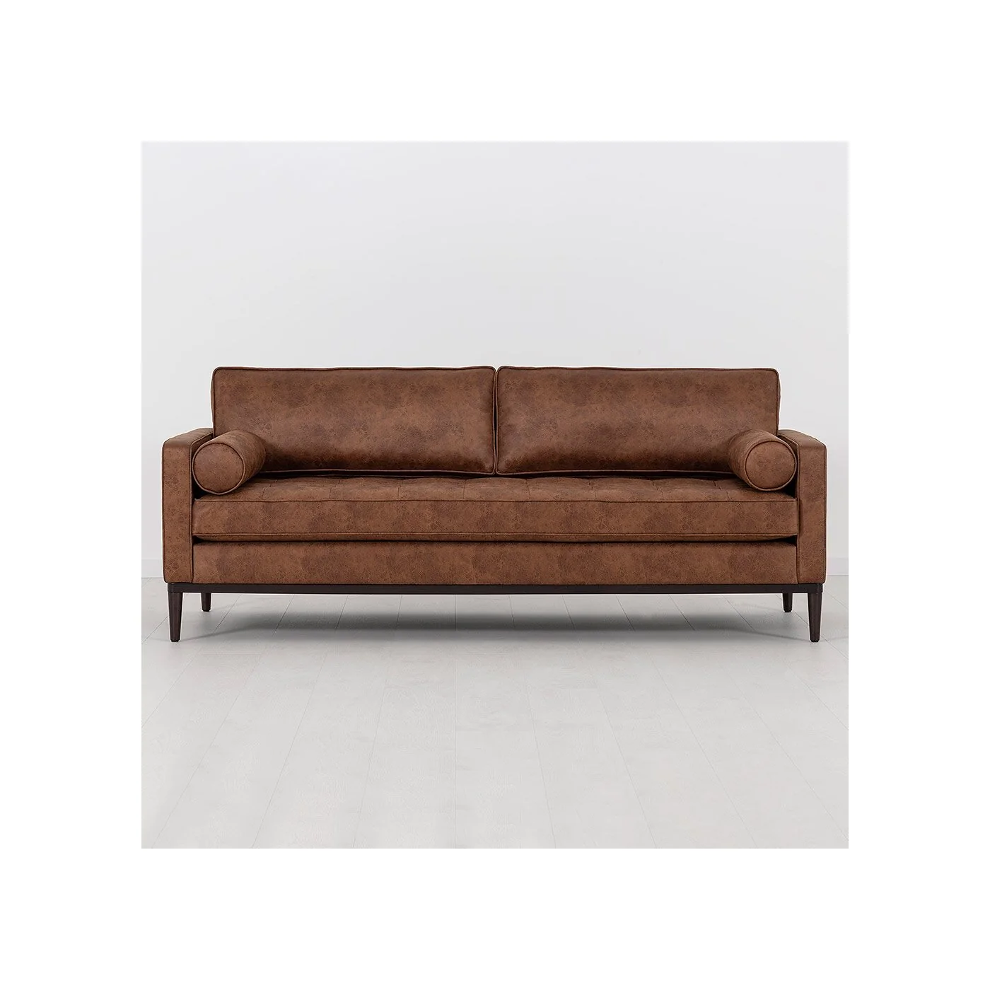 Swyft Sofa in a Box Model 02 Faux Leather 3 Seater Sofa image 2
