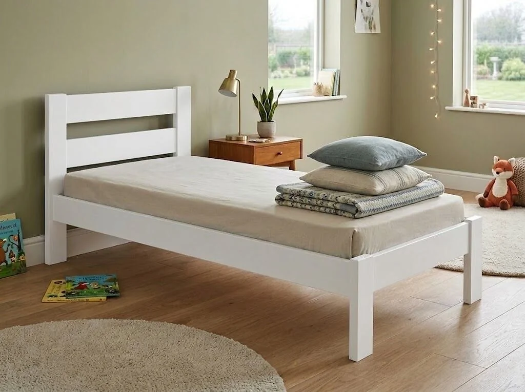 Mathy by Bols Stephane Wooden Single Bed Frame