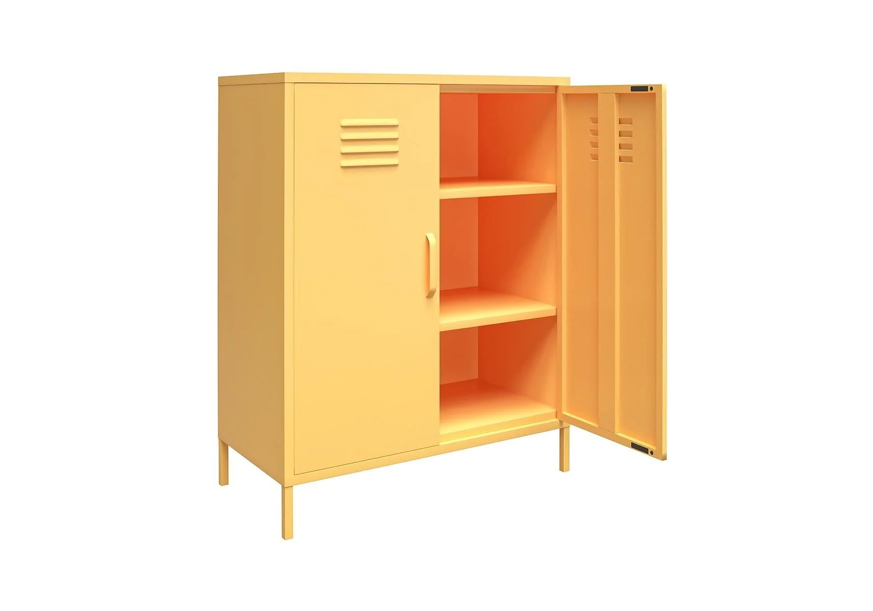 Novogratz Cache 2 Door Metal Locker Storage Cabinet – view 26
