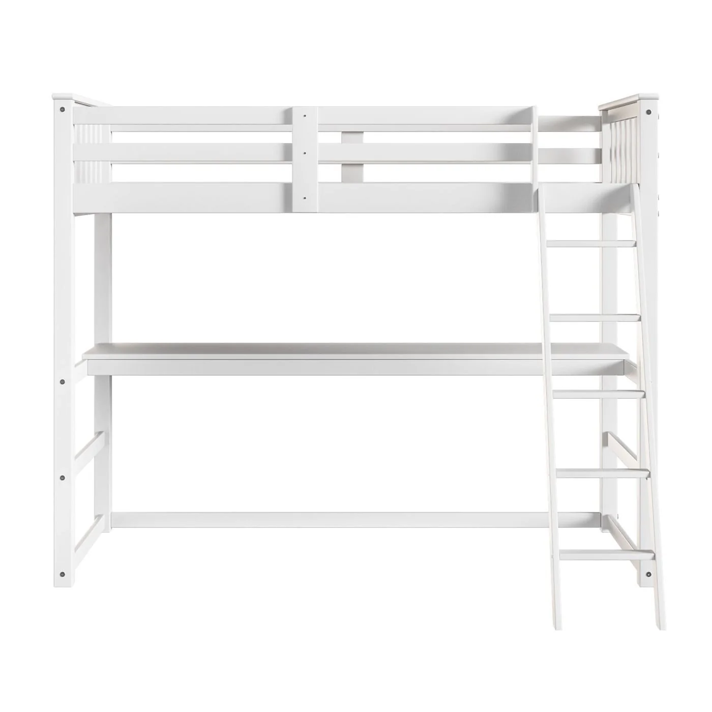 Flair Jules High Sleeper Bed with Desk White image 4
