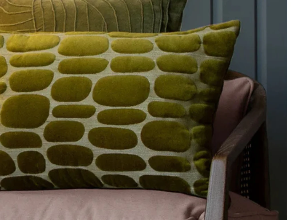 Voyage Boulder Embroidered Feather Cushion