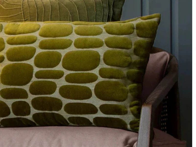 Voyage Boulder Embroidered Feather Cushion