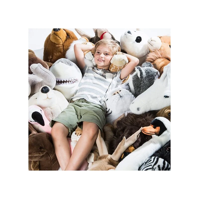 Thomas the Panda Bear Plush Animal Head Wall Decor image 6