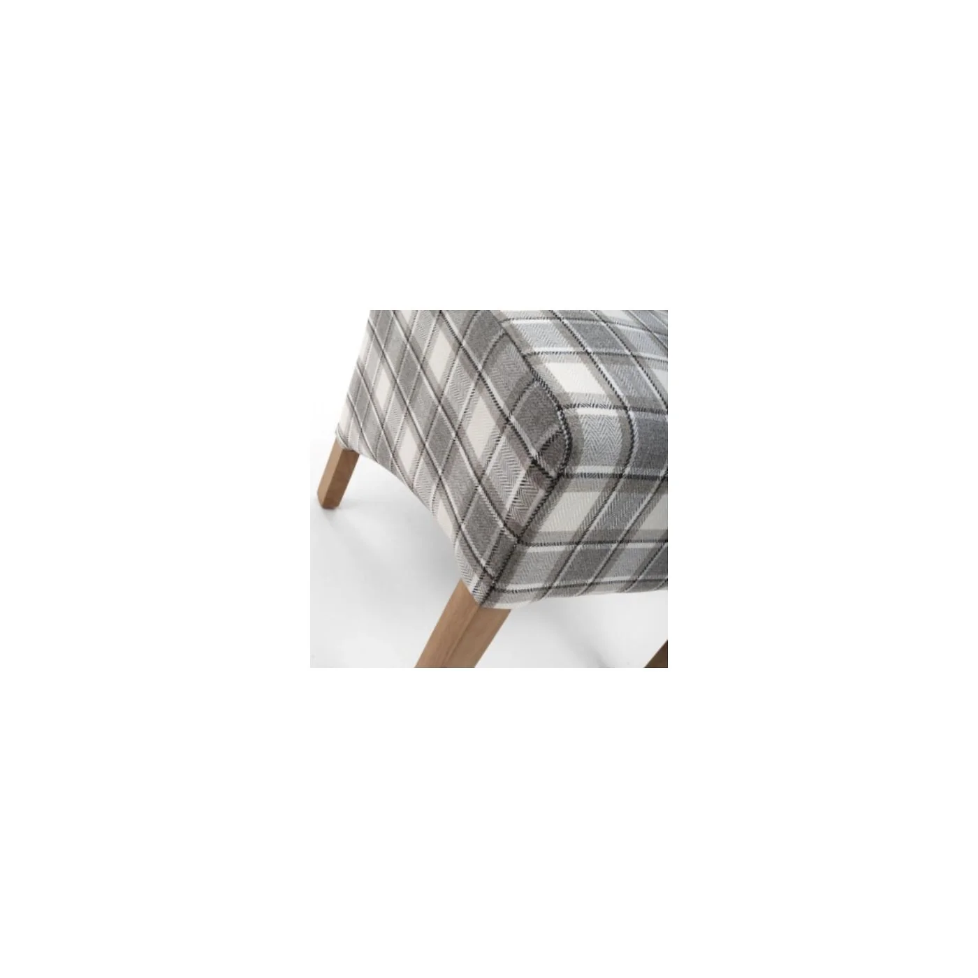 Krista Herringbone Check Cappuccino Dining Chair (2 Pack) image 7