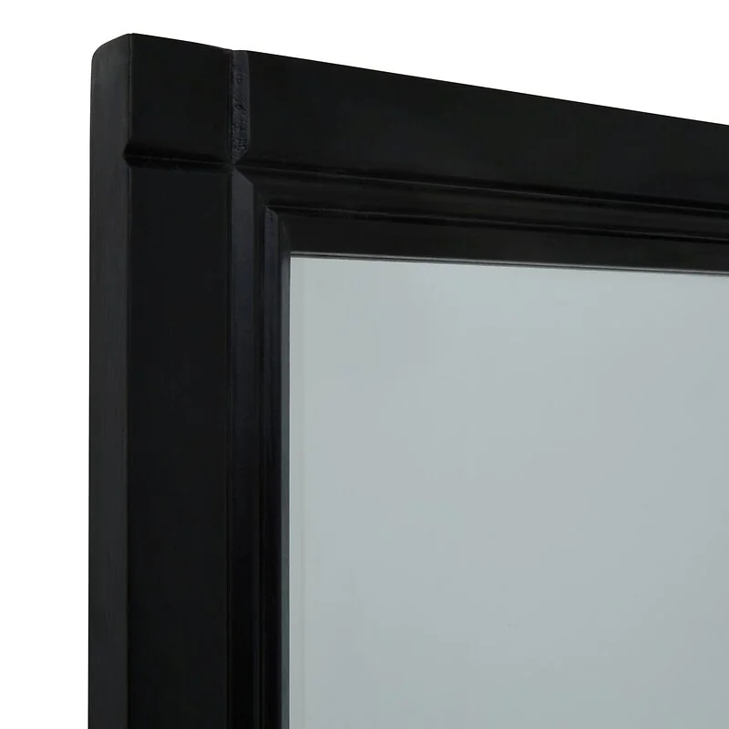 Black Wood XL Window Mirror image 4