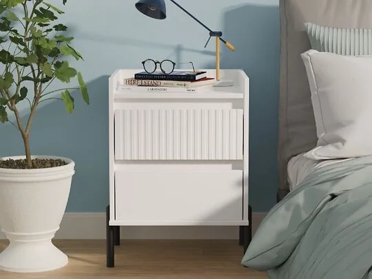 Welcome Furniture Osaka 2 Drawer Bedside Cabinet
