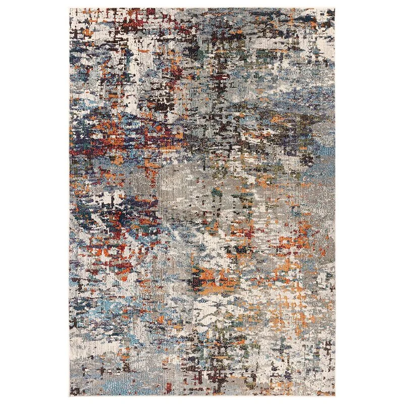 Asiatic London Colores Cloud Everest C011 Abstract Multi Rug image 7