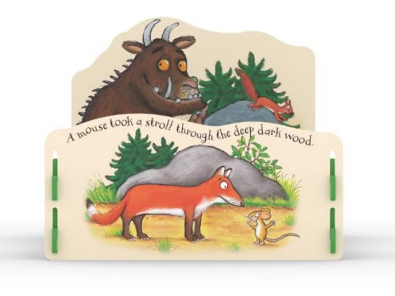 Officially licensed Gruffalo toddler bed with character artwork
