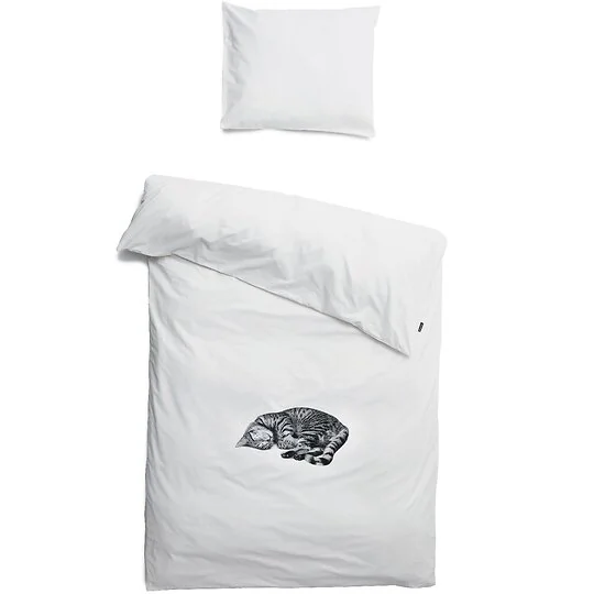 Snurk Childrens Ollie Cat Duvet Bedding Set