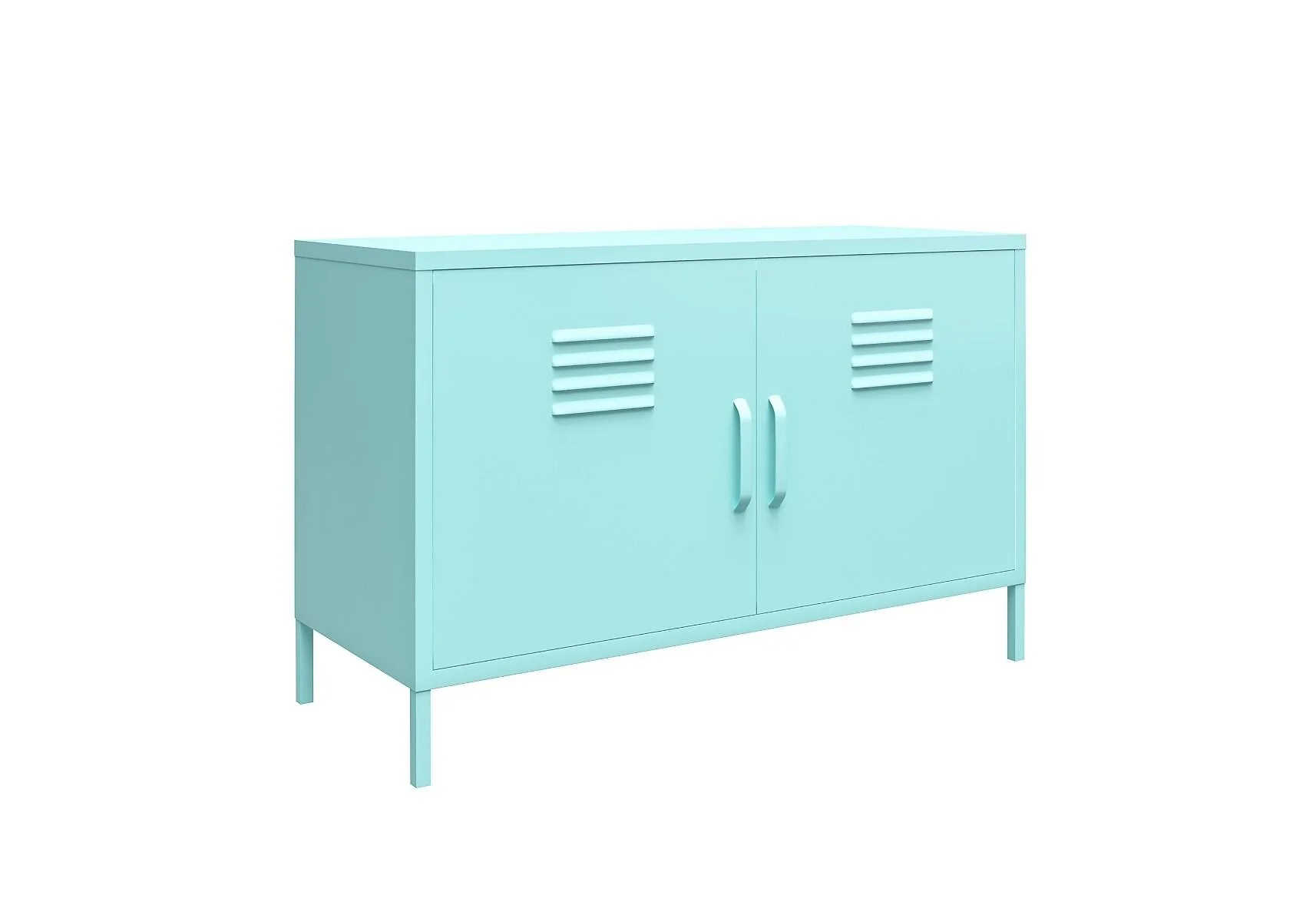 Novogratz Cache 2 Door Metal Locker Accent Cabinet – view 17